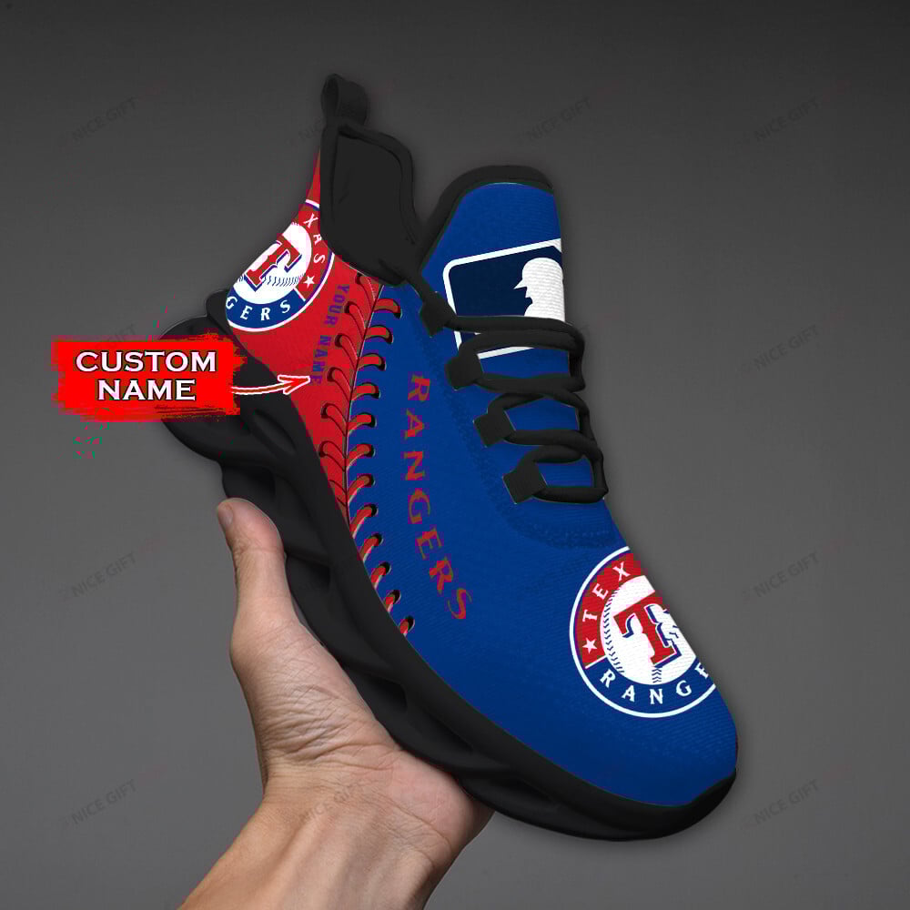 Texas Rangers Custom Name Max Soul Shoes MSS-F3Q2
