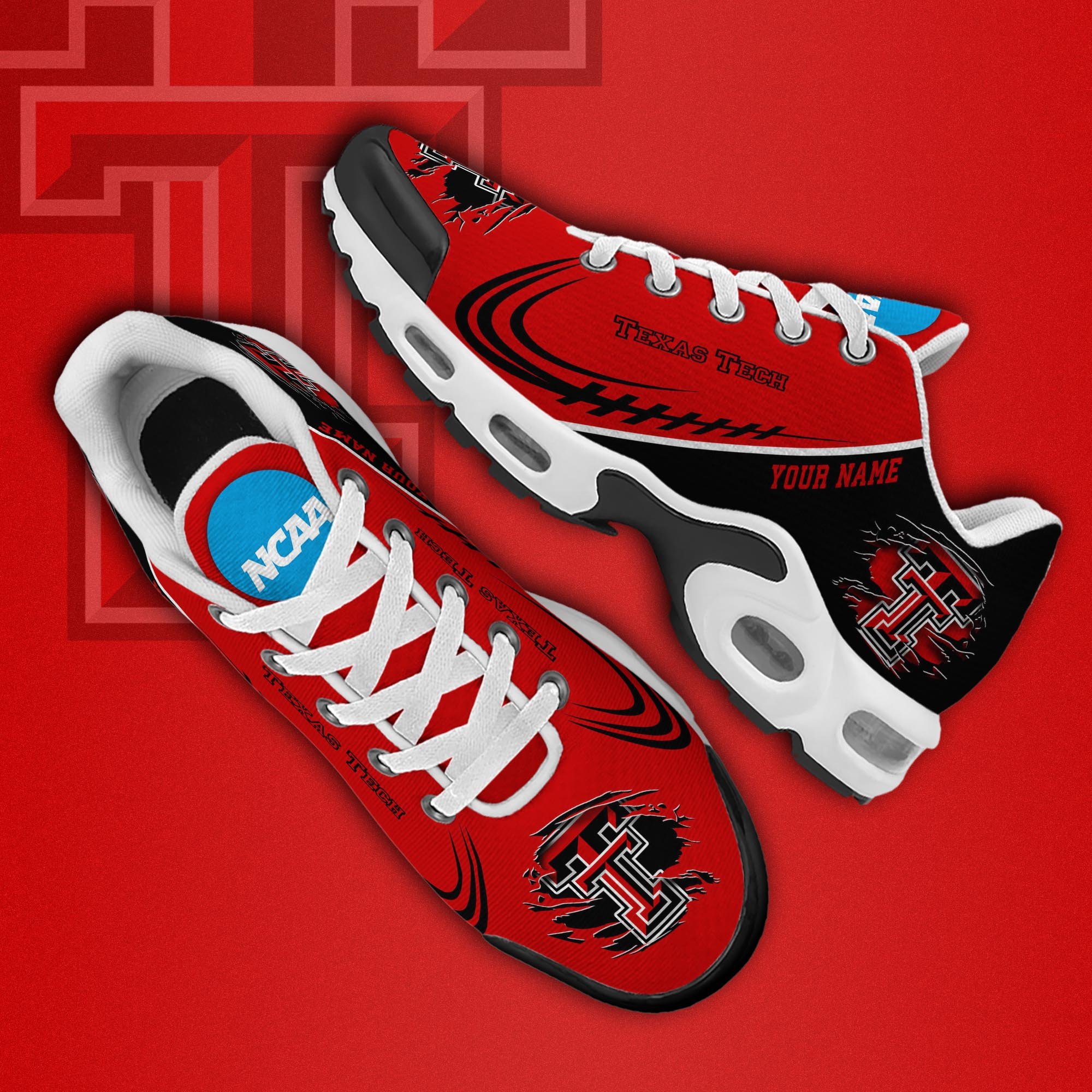 Texas Tech Red Raiders TN Shoes 2026 Version Custom Name