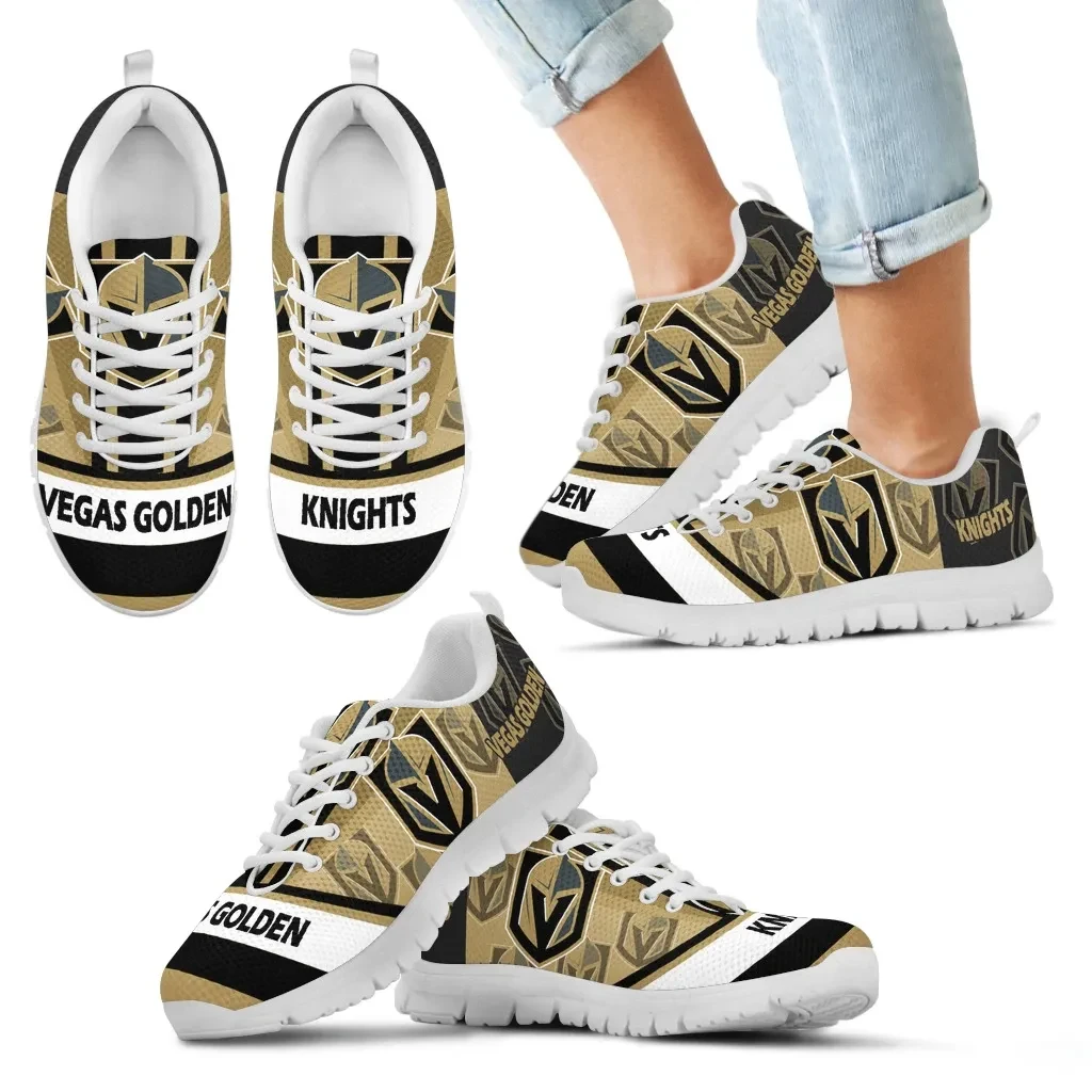 Three Impressing Point Of Logo Vegas Golden Knights Sneakers