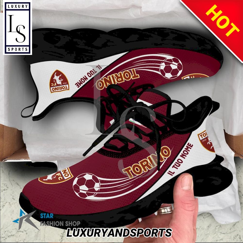 Torino Football Club Serie A Custom Name Max Soul Shoes
