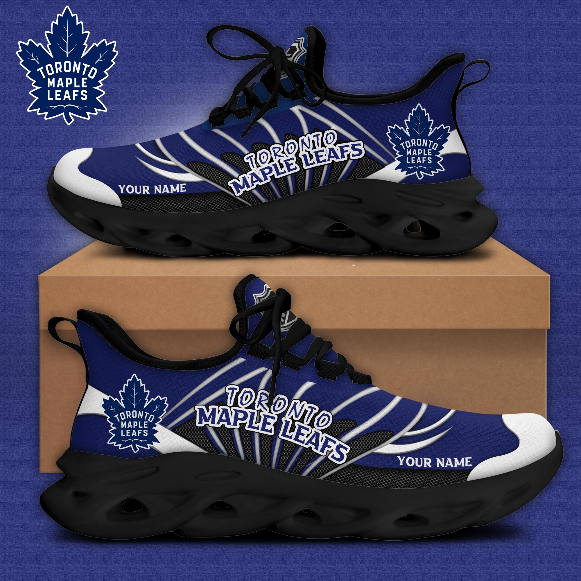 Toronto Maple Leafs Personalized Max Soul Shoes