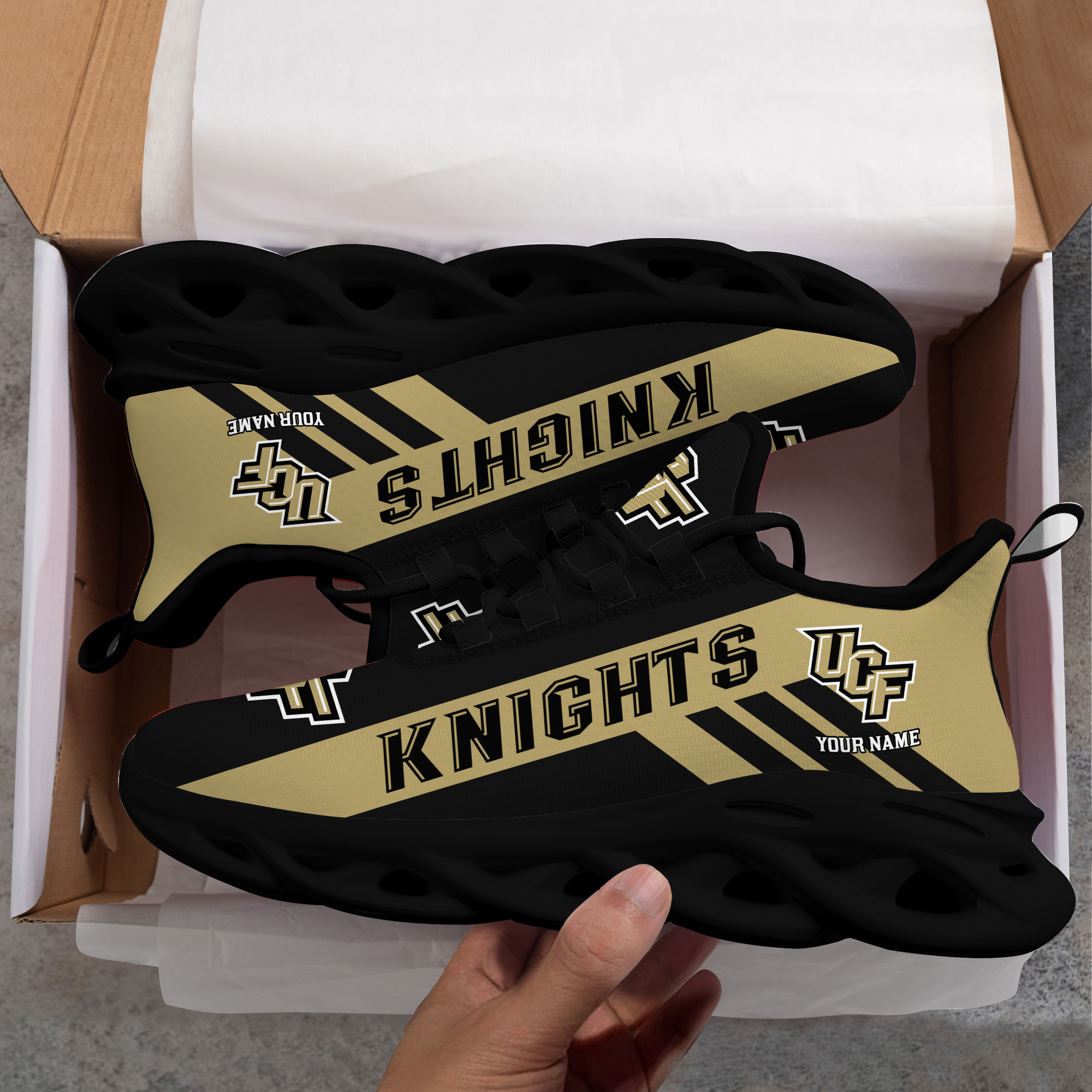 UCF Knights Custom Name PERSONALIZED MAX SOUL SHOES DS004
