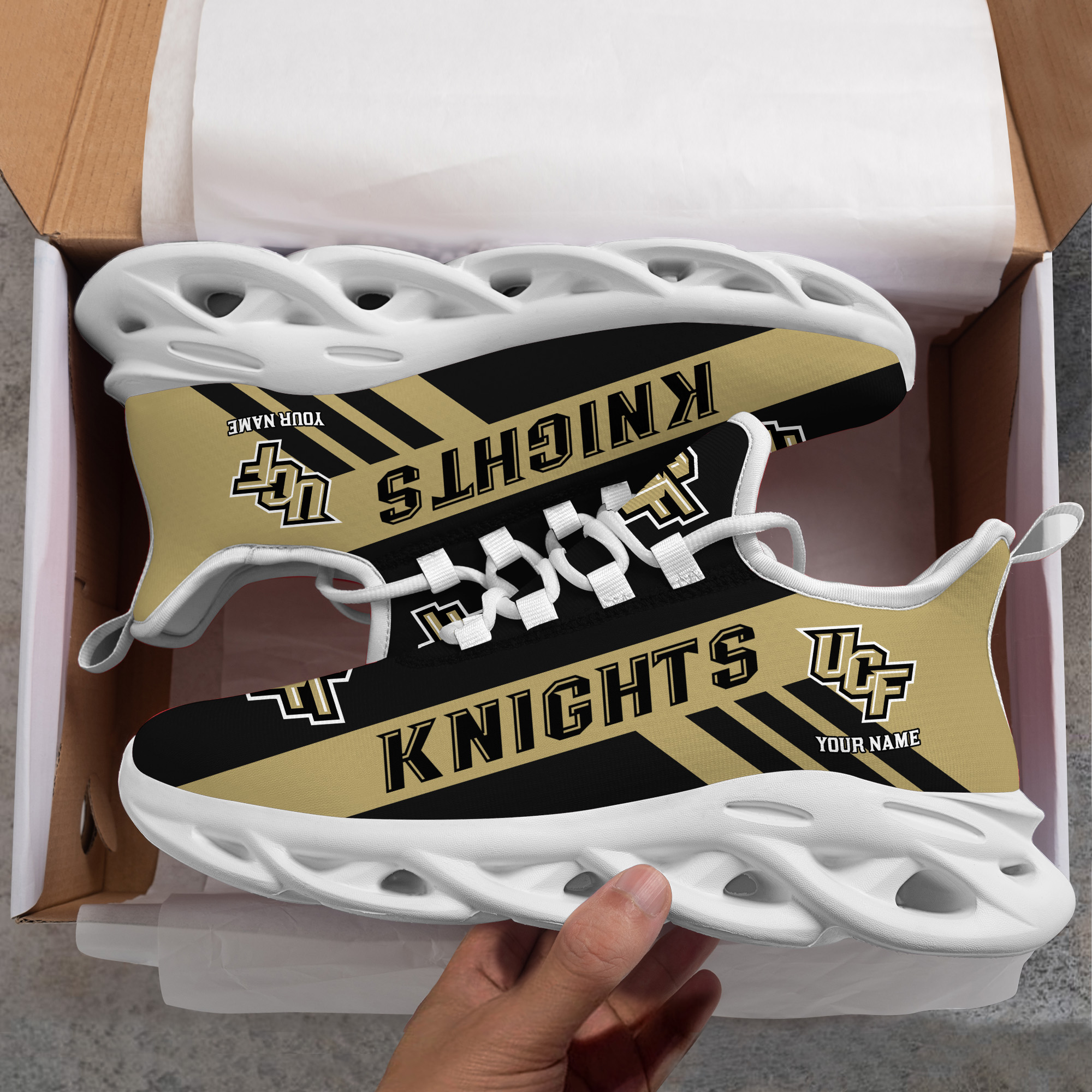 UCF Knights Custom Name PERSONALIZED MAX SOUL SHOES DS004
