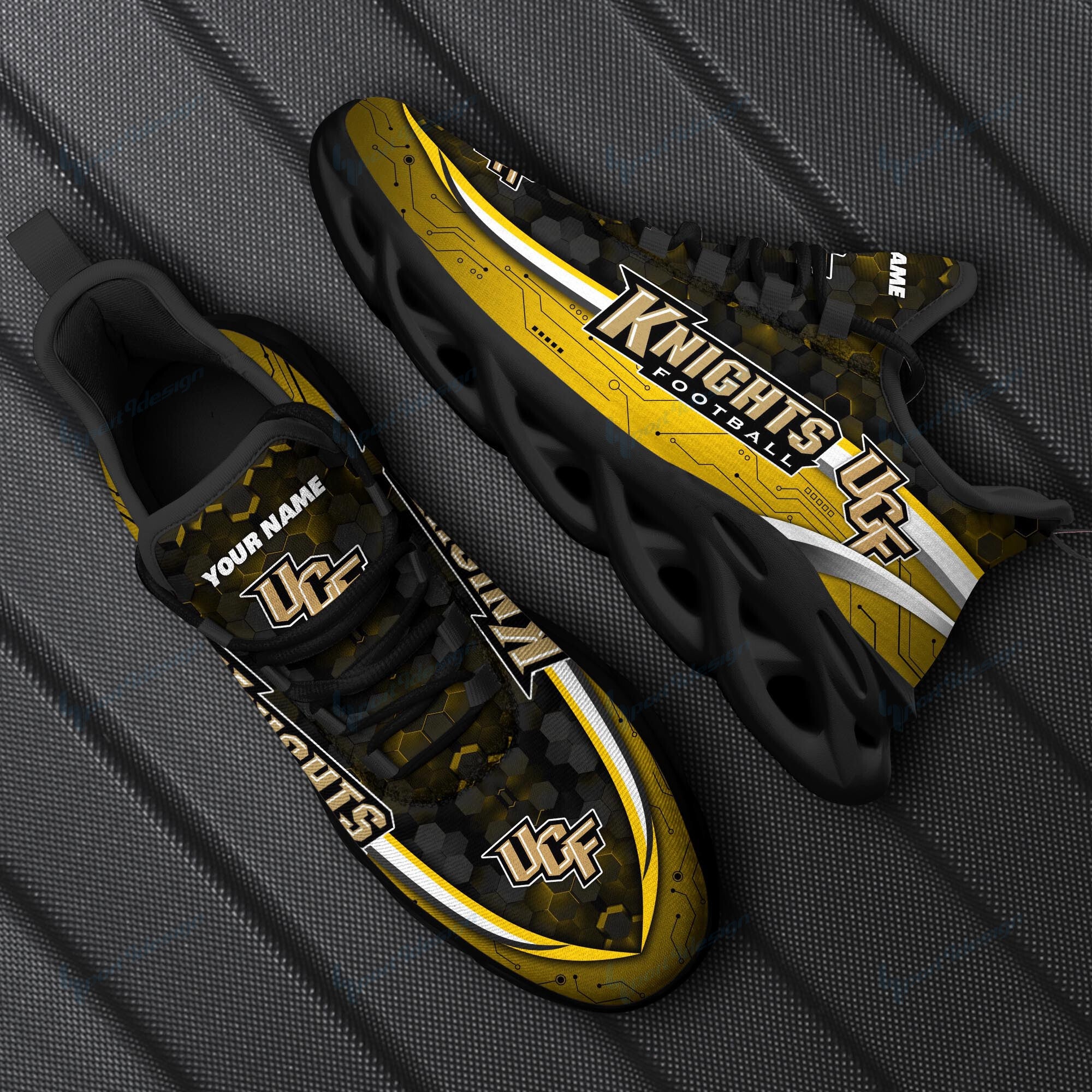 UCF Knights Personalized YZ Running Sneakers