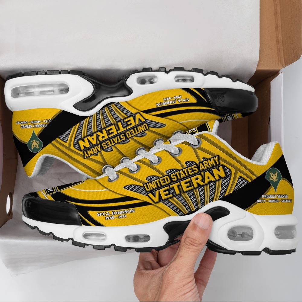 USArmy TN Shoes Custom Name, Rank And Year, Military Shoes, Military Gifts ETRG-61475