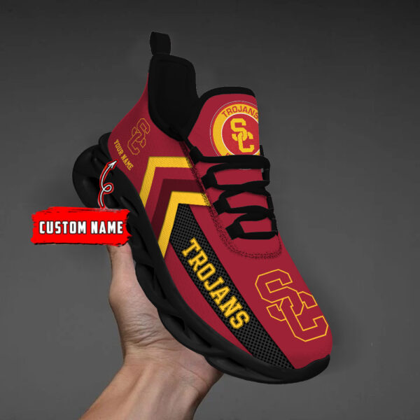 USC Trojans Personalized Custom Name Max Soul Shoes DS003