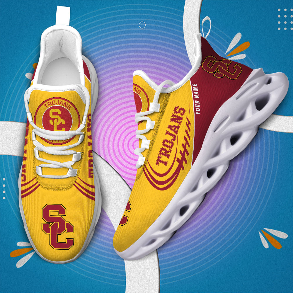 USC Trojans PERSONALIZED MAX SOUL SHOES T1