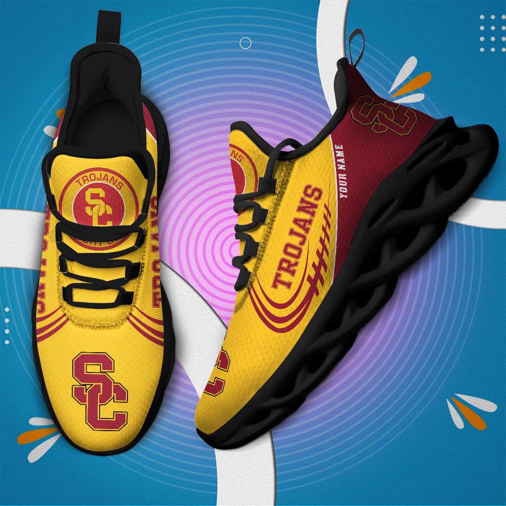 USC Trojans PERSONALIZED MAX SOUL SHOES T1