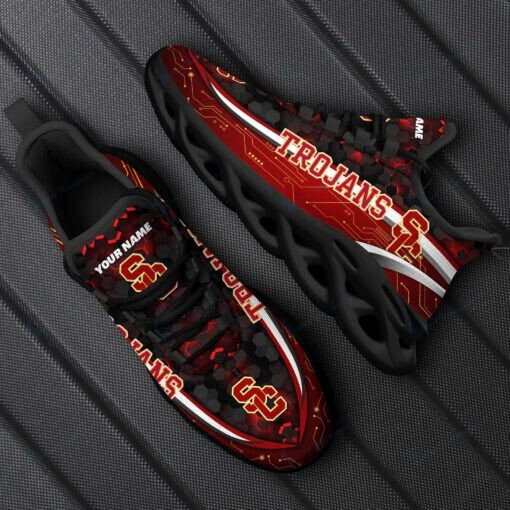 USC Trojans Personalized Max Soul YZ Running Sneakers 108