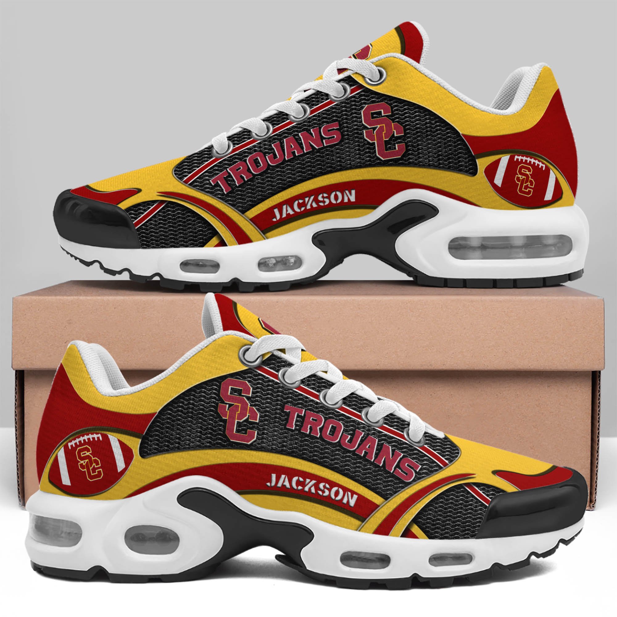 USC Trojans Team TN Shoes 2026 Version Custom Name 889