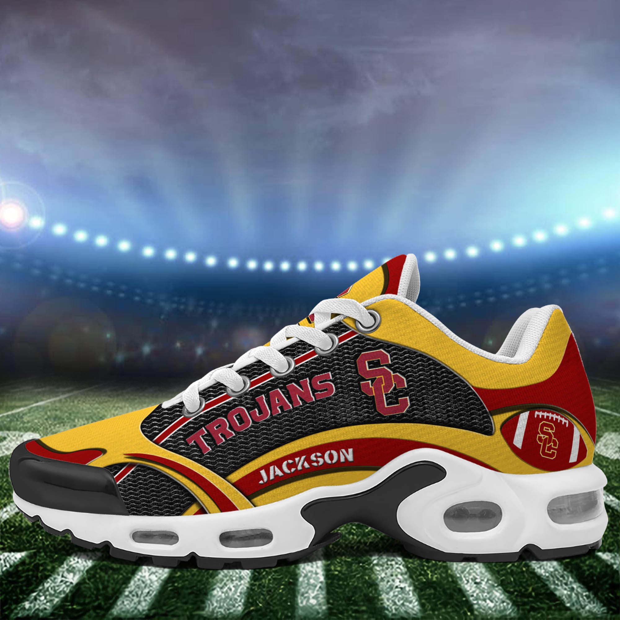USC Trojans Team TN Shoes 2026 Version Custom Name 889