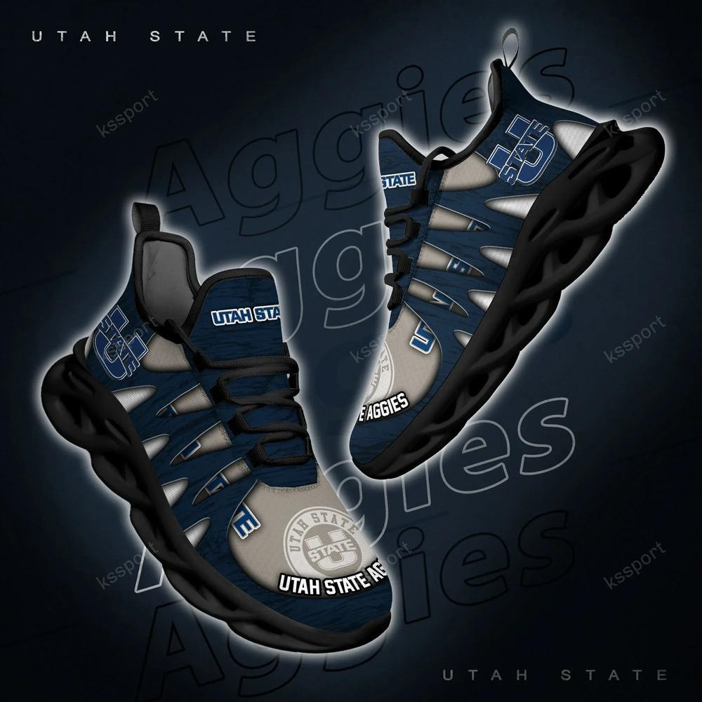Utah State Aggies Max Soul Shoes, Running Sneakers