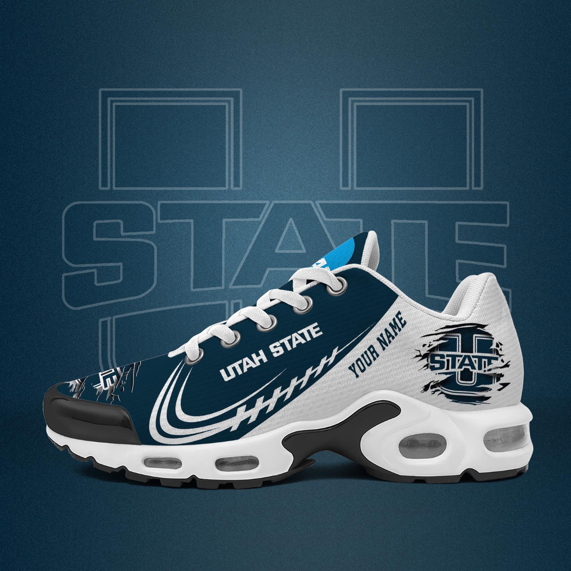 Utah State Aggies TN Shoes 2026 Version Custom Name
