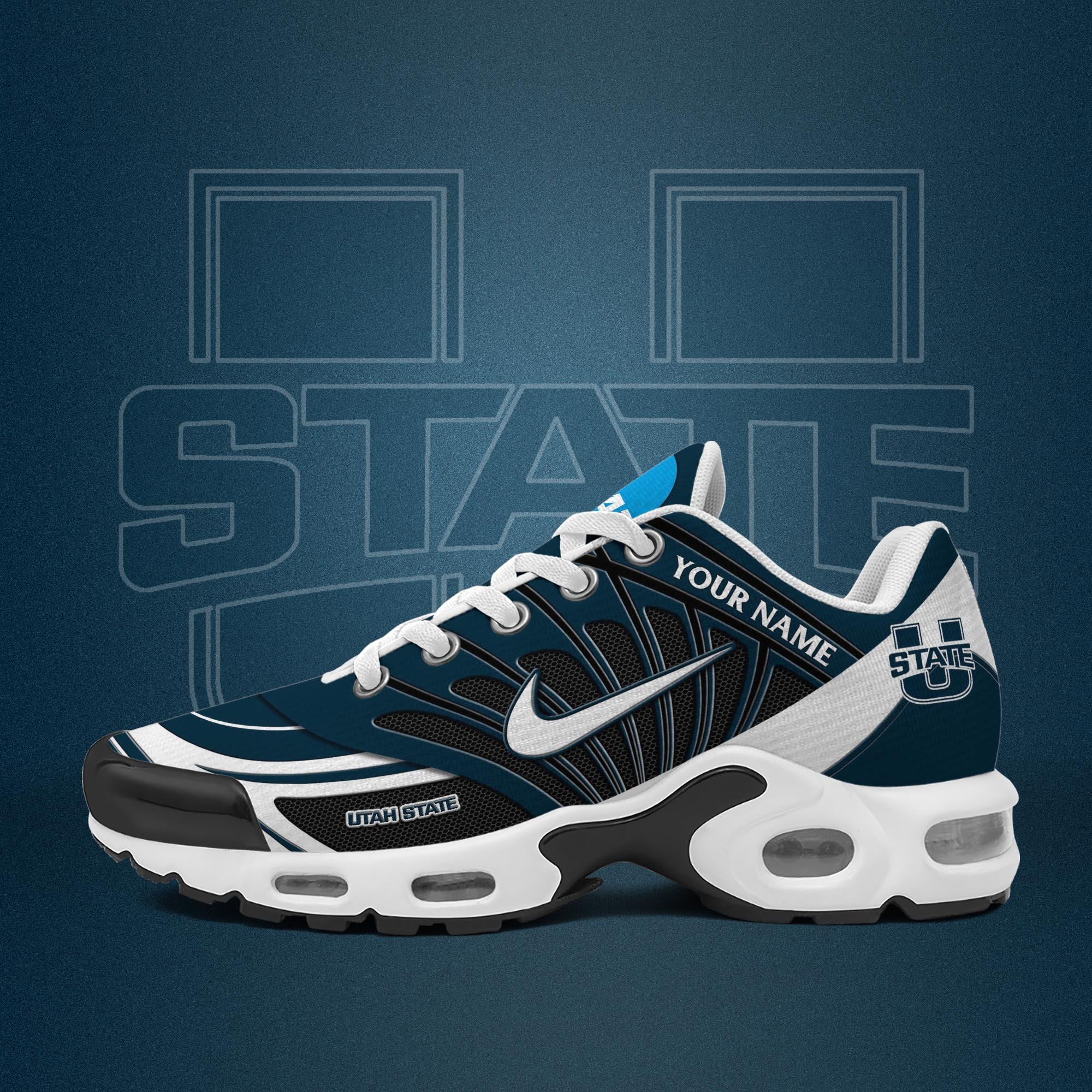 Utah State Aggies TN Shoes 2026 Version Custom Name