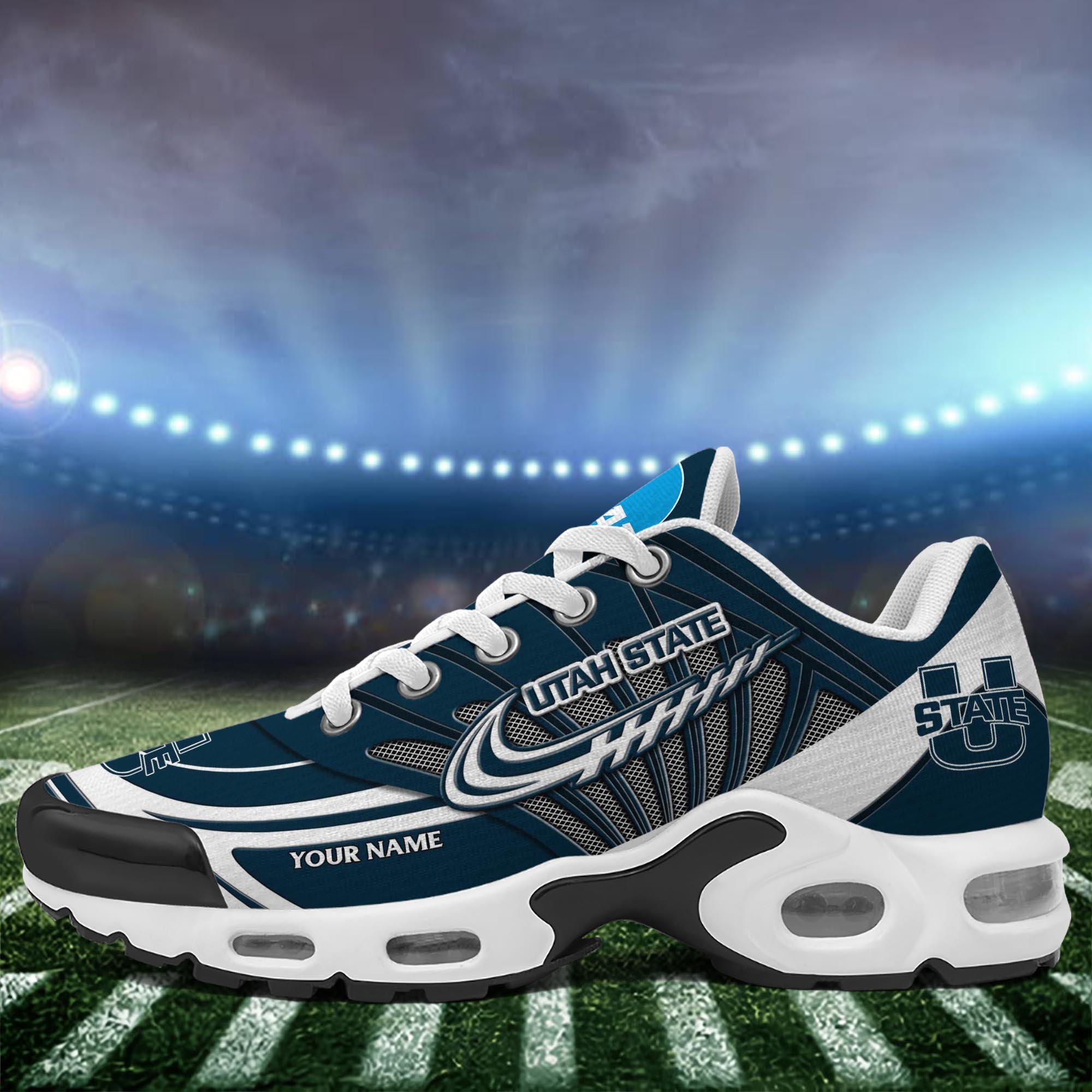 Utah State Aggies TN Shoes 2026 Version Custom Your Name 594