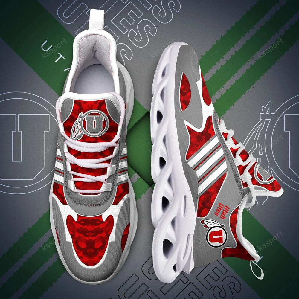 Utah Utes Max Soul Clunky, Camo Running Sneakers For Fan Ever