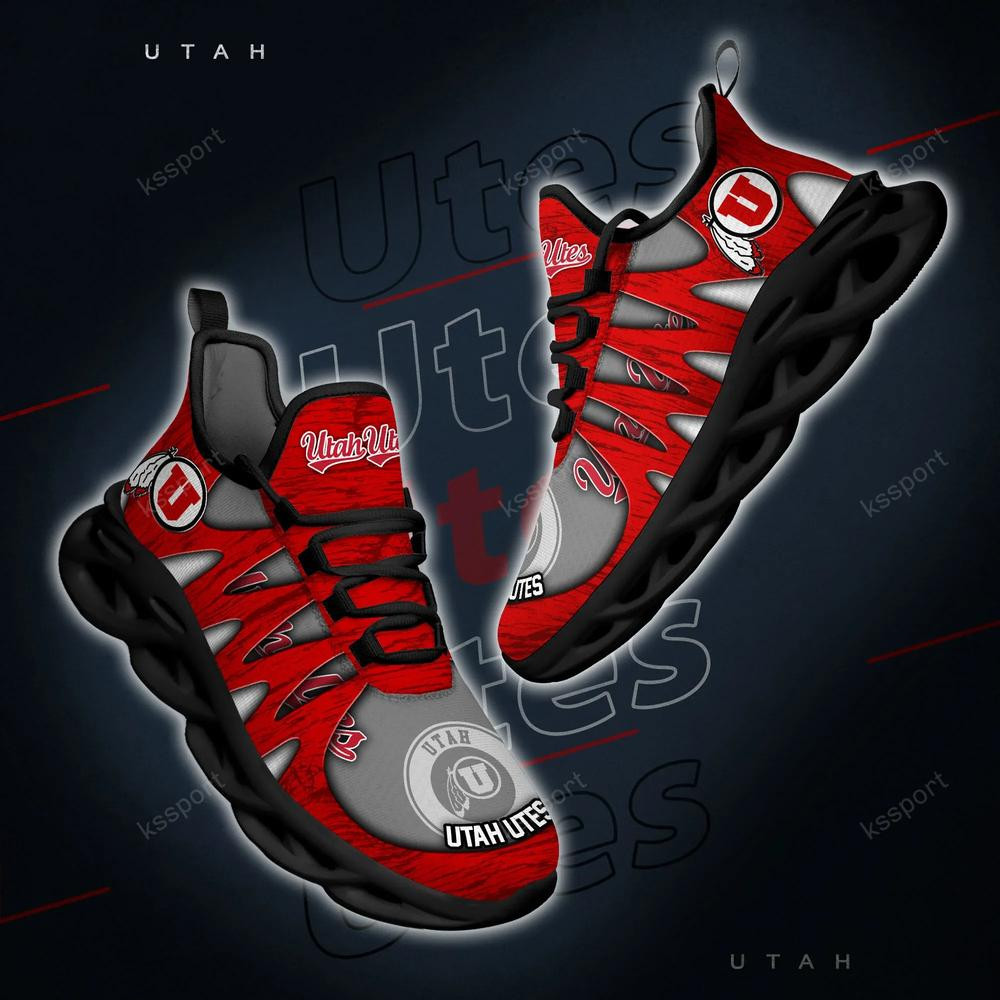 Utah Utes Max Soul Shoes, Running Sneakers