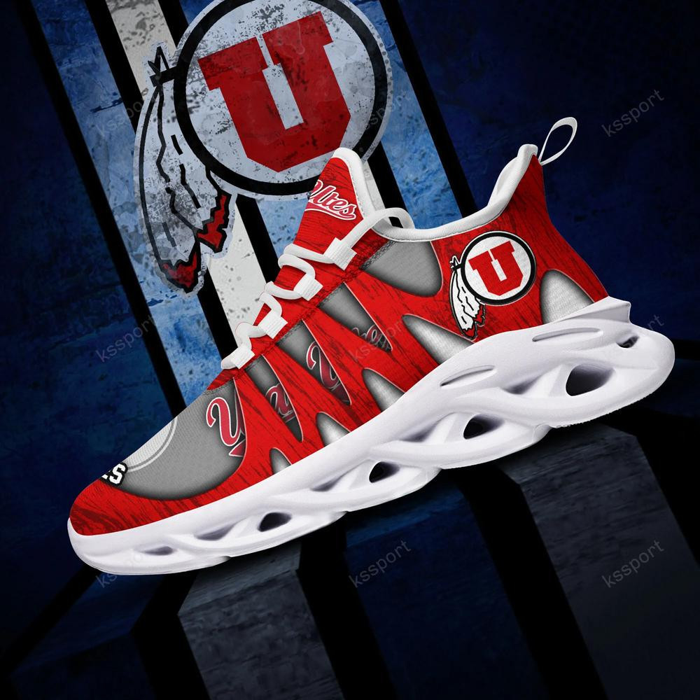 Utah Utes Max Soul Shoes, Running Sneakers