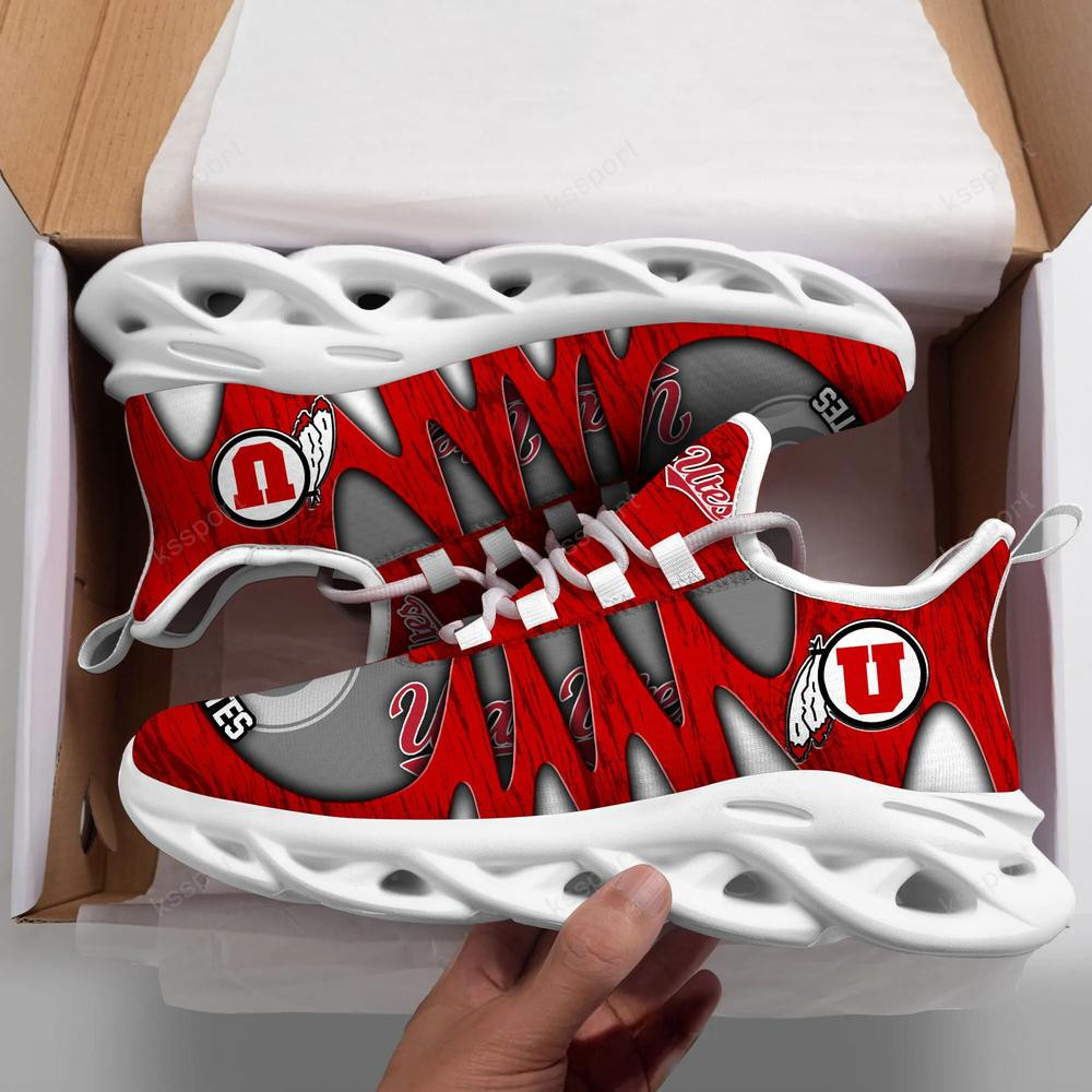 Utah Utes Max Soul Shoes, Running Sneakers
