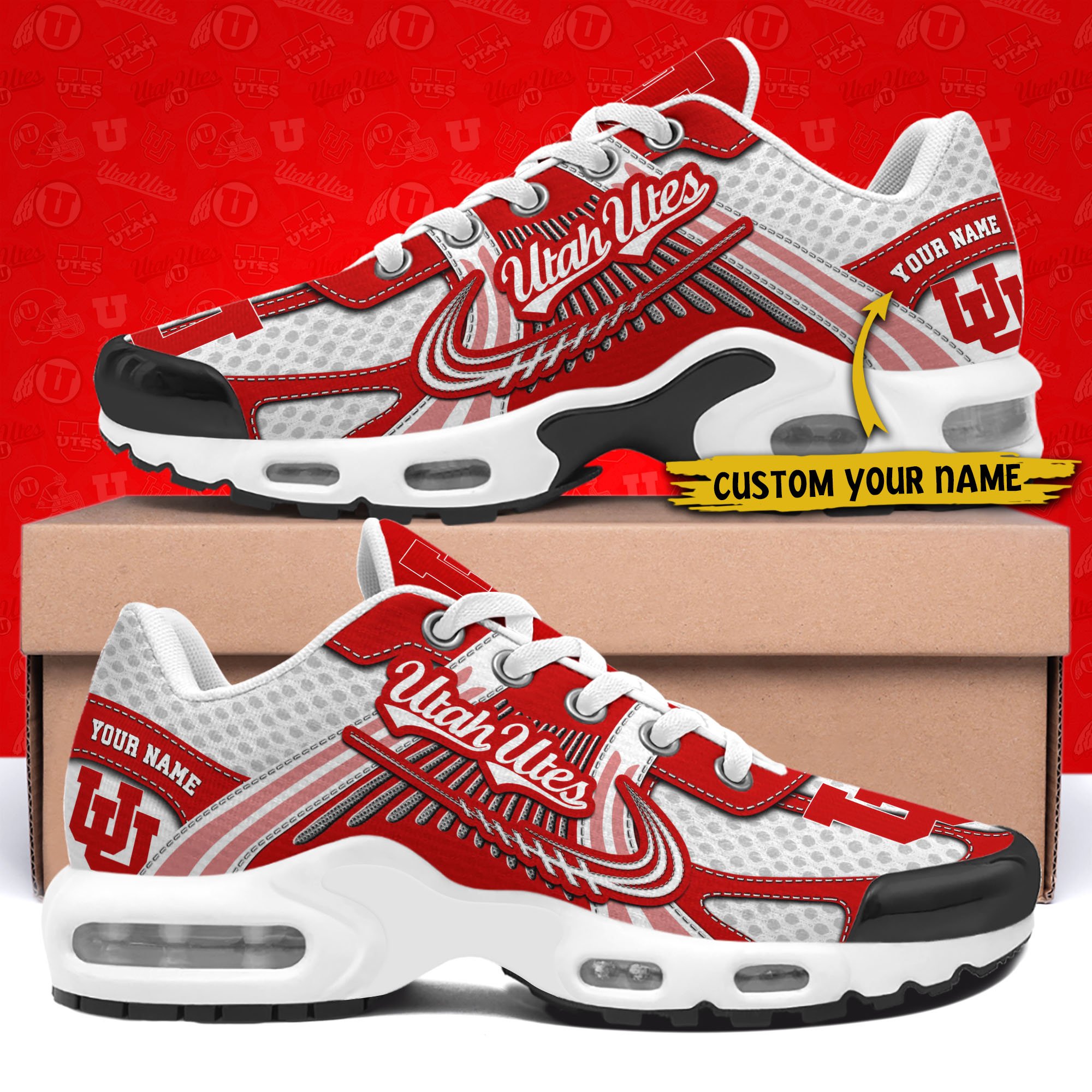 Utah Utes TN Shoes Custom Your Name, Sport Shoes