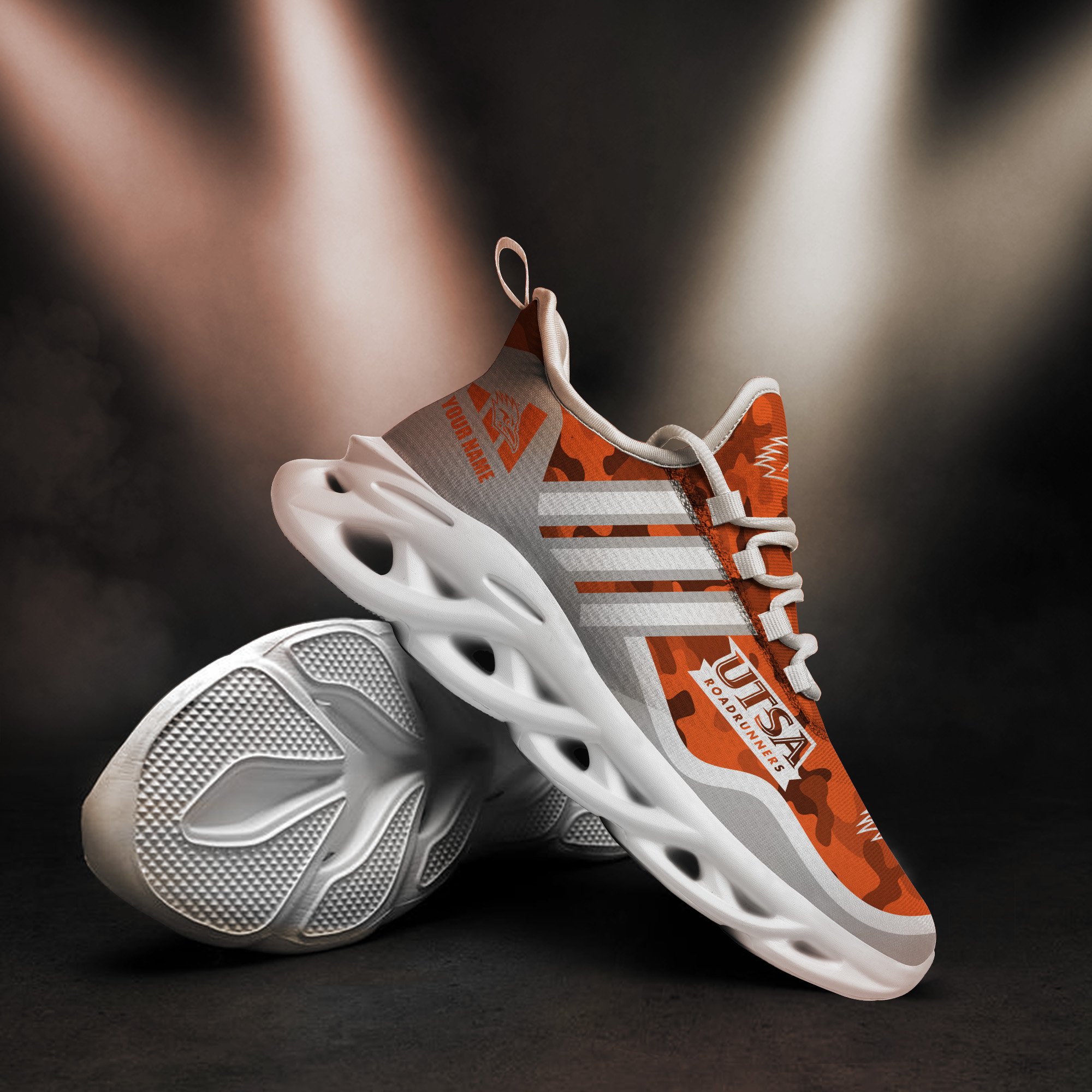UTSA Roadrunners Black Max Soul Shoes 2026 Versions Custom Name 466