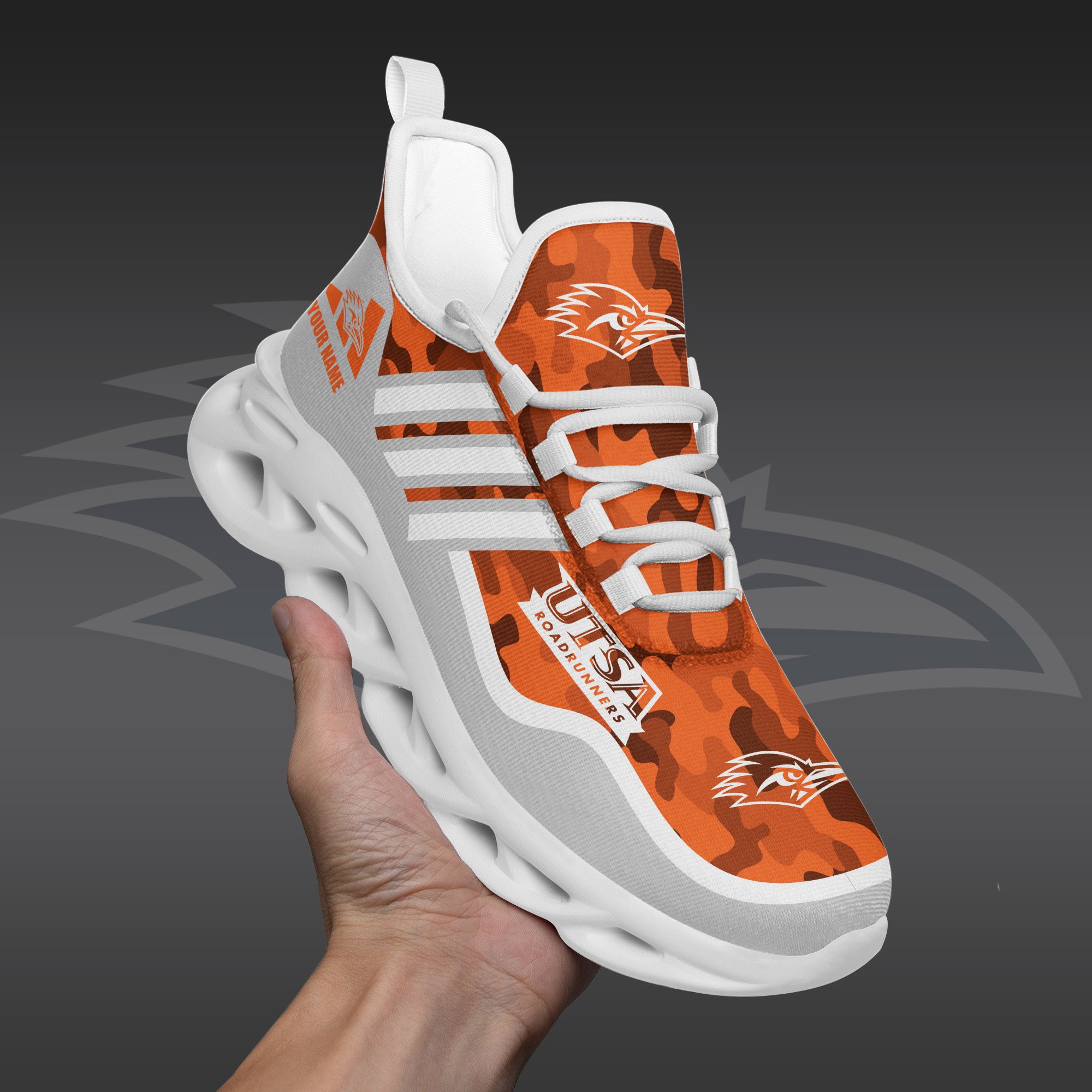 UTSA Roadrunners Black Max Soul Shoes 2026 Versions Custom Name 466