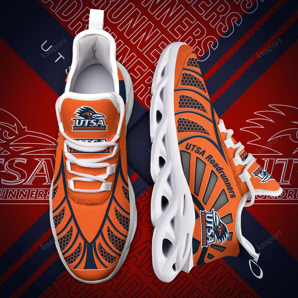 Utsa Roadrunners Max Soul Clunky, Black And White Running Shoes