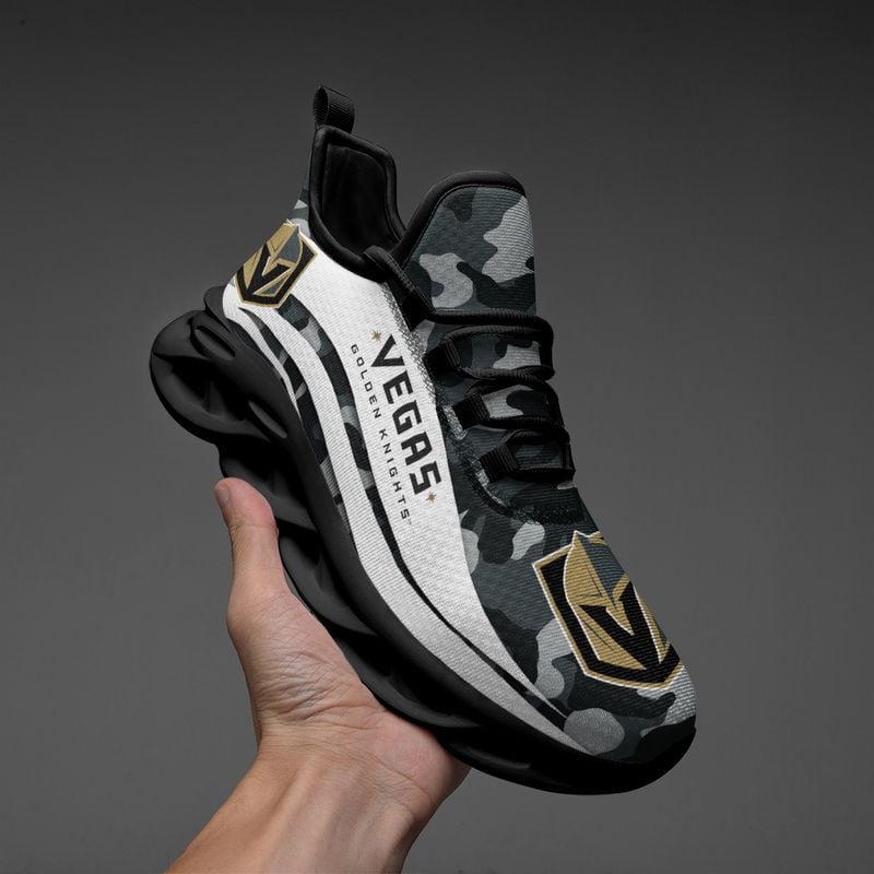 Vegas Golden Knights Camo Pattern Max Soul Shoes NEW019766