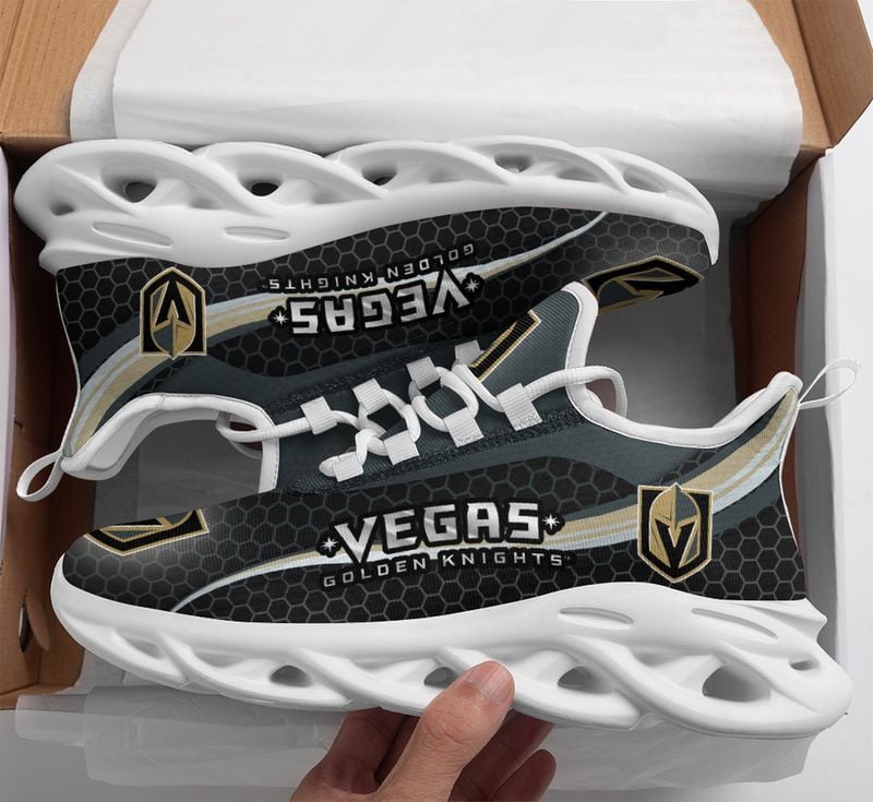 Vegas Golden Knights Honeycomb Pattern Max Soul Shoes NEW019366