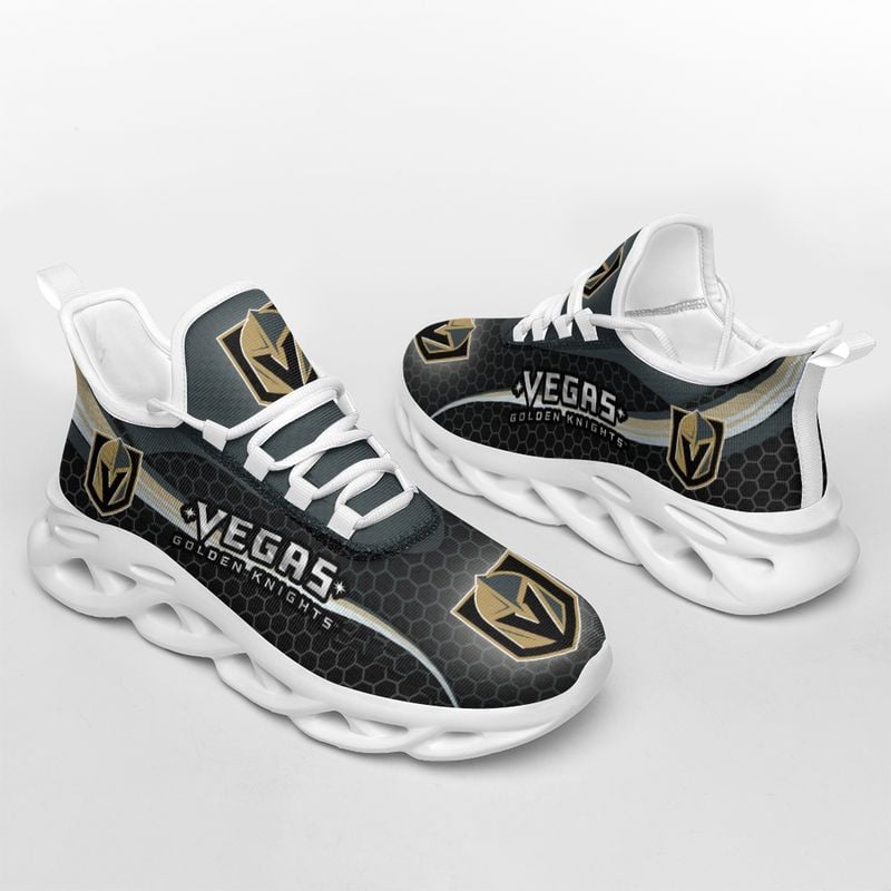 Vegas Golden Knights Honeycomb Pattern Max Soul Shoes NEW019366
