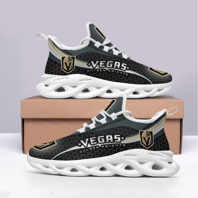 Vegas Golden Knights Honeycomb Pattern Max Soul Shoes NEW019366