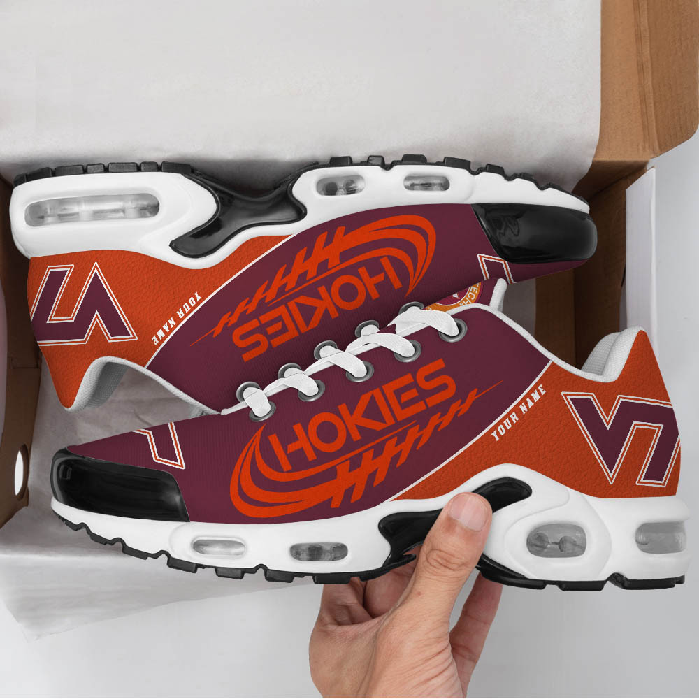 Virginia Tech Hokies Custom Name TN Shoes DS001