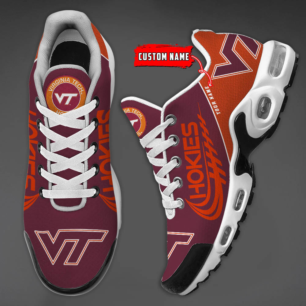 Virginia Tech Hokies Custom Name TN Shoes DS001