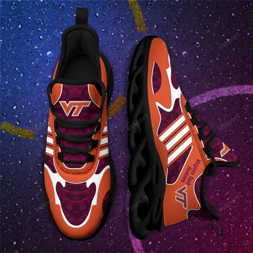 Virginia Tech Hokies Max Soul Clunky, Camo Running Sneakers For Fan Ever