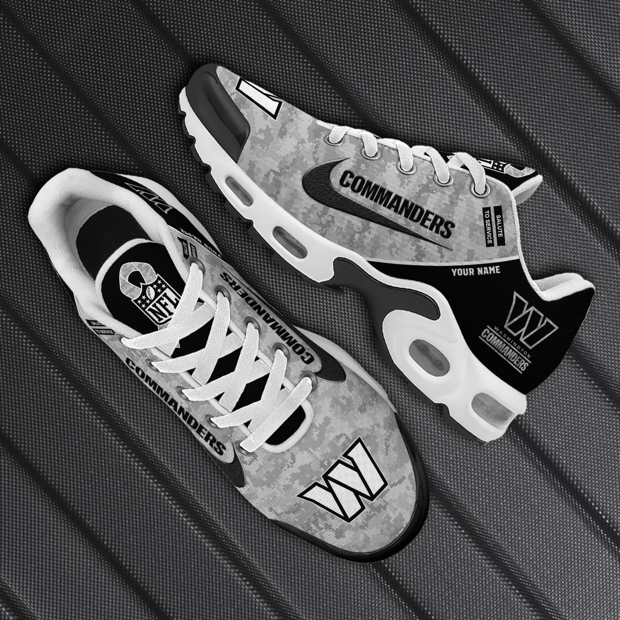 Washington Commanders Team TN Shoes 2026 Version Custom Name 581