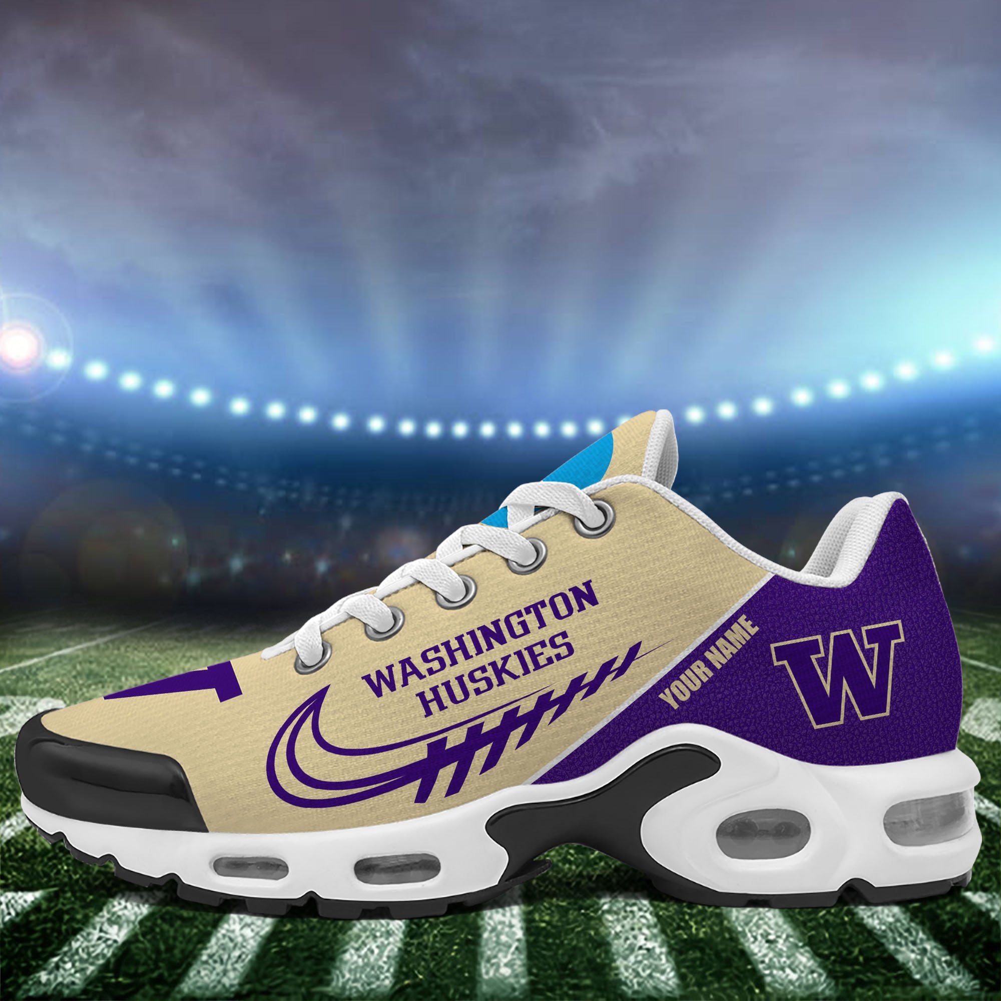 Washington Huskies TN Shoes Custom Your Name 514