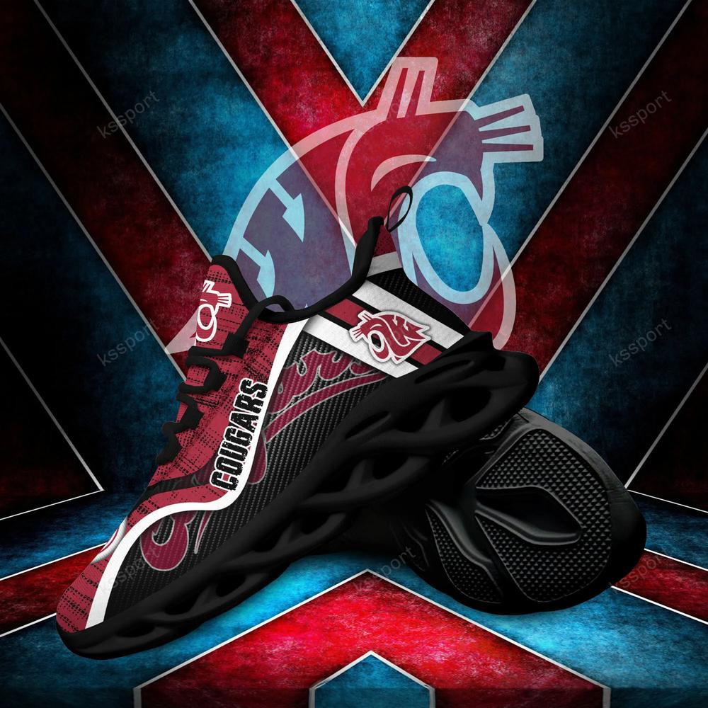 Washington State Cougars Personalized Max Soul Shoes 2022