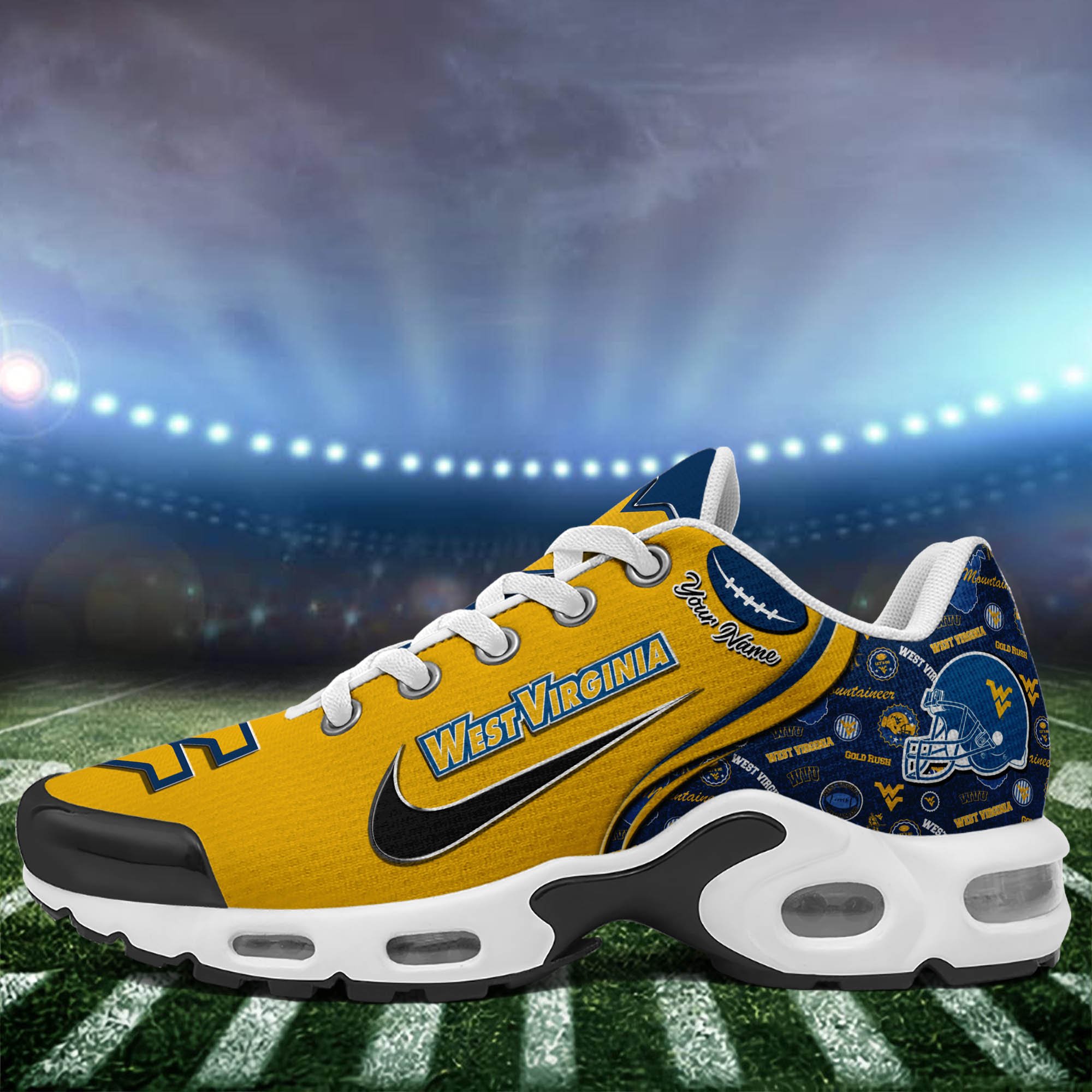 West Virginia Mountaineers TN Shoes 2026 Version Custom Your Name 499