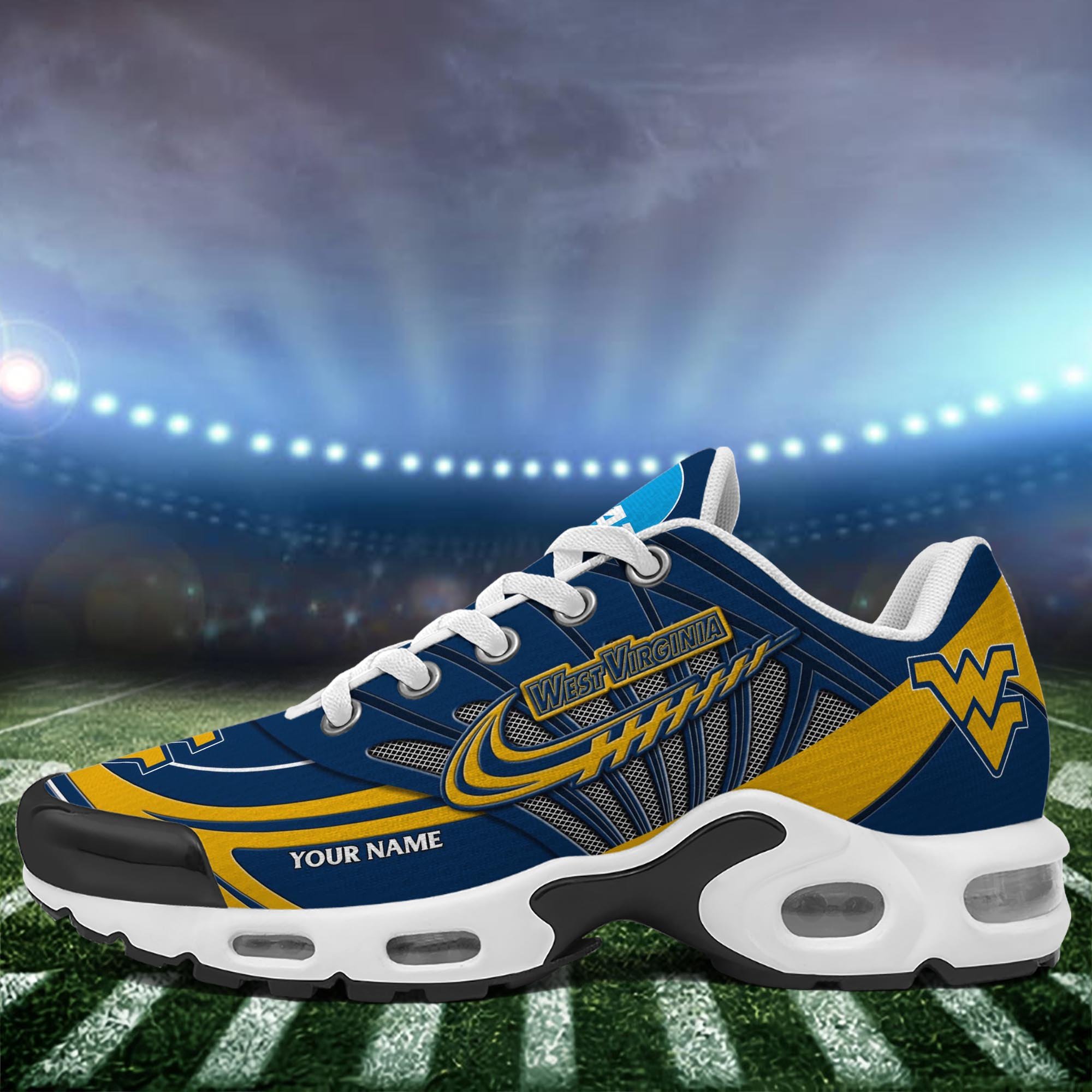 West Virginia Mountaineers TN Shoes 2026 Version Custom Your Name 594