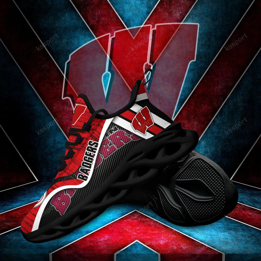 Wisconsin Badgers Personalized Max Soul Shoes 2022