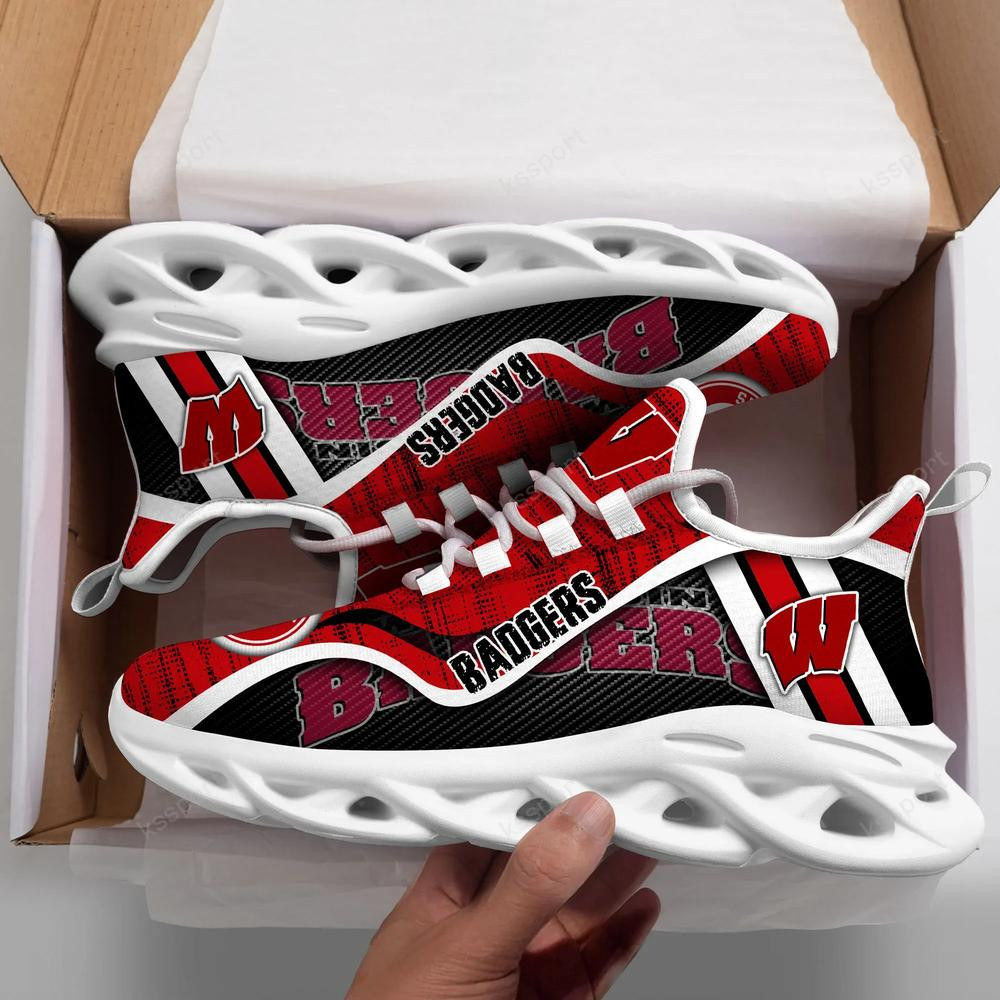 Wisconsin Badgers Personalized Max Soul Shoes 2022