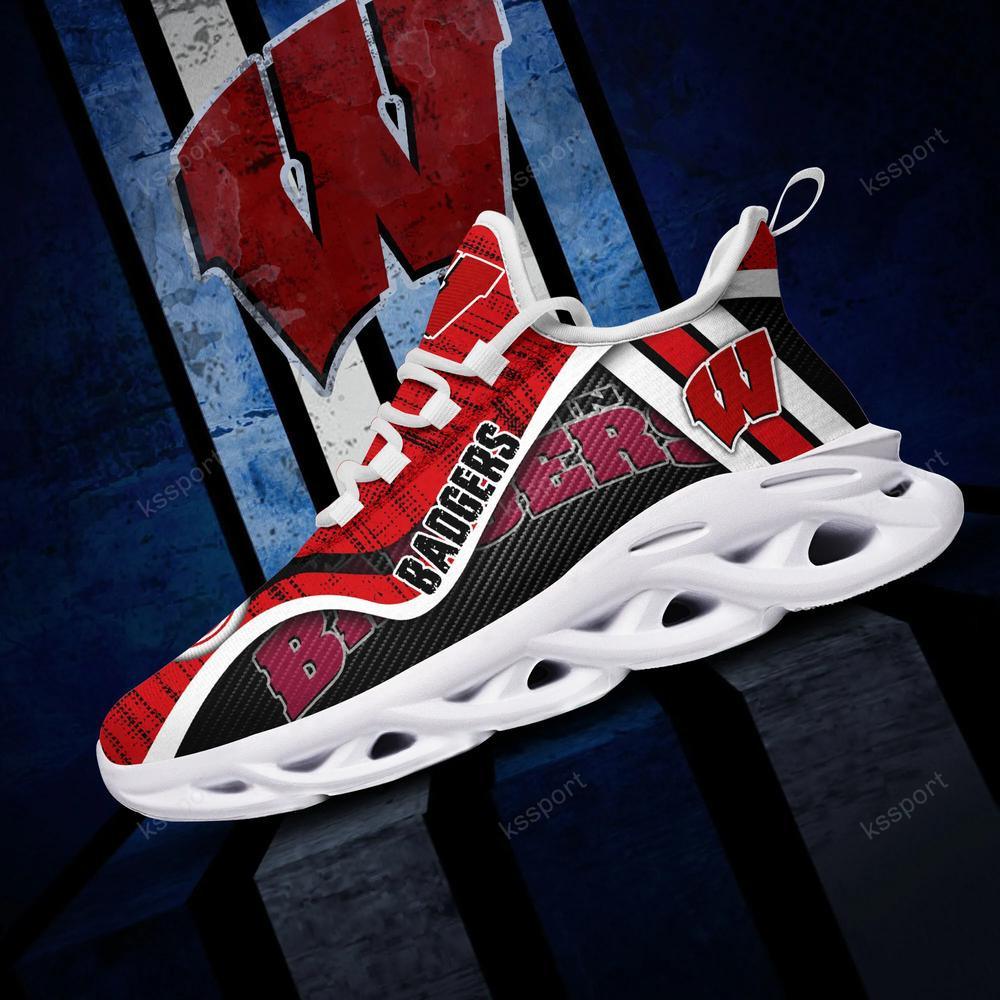Wisconsin Badgers Personalized Max Soul Shoes 2022