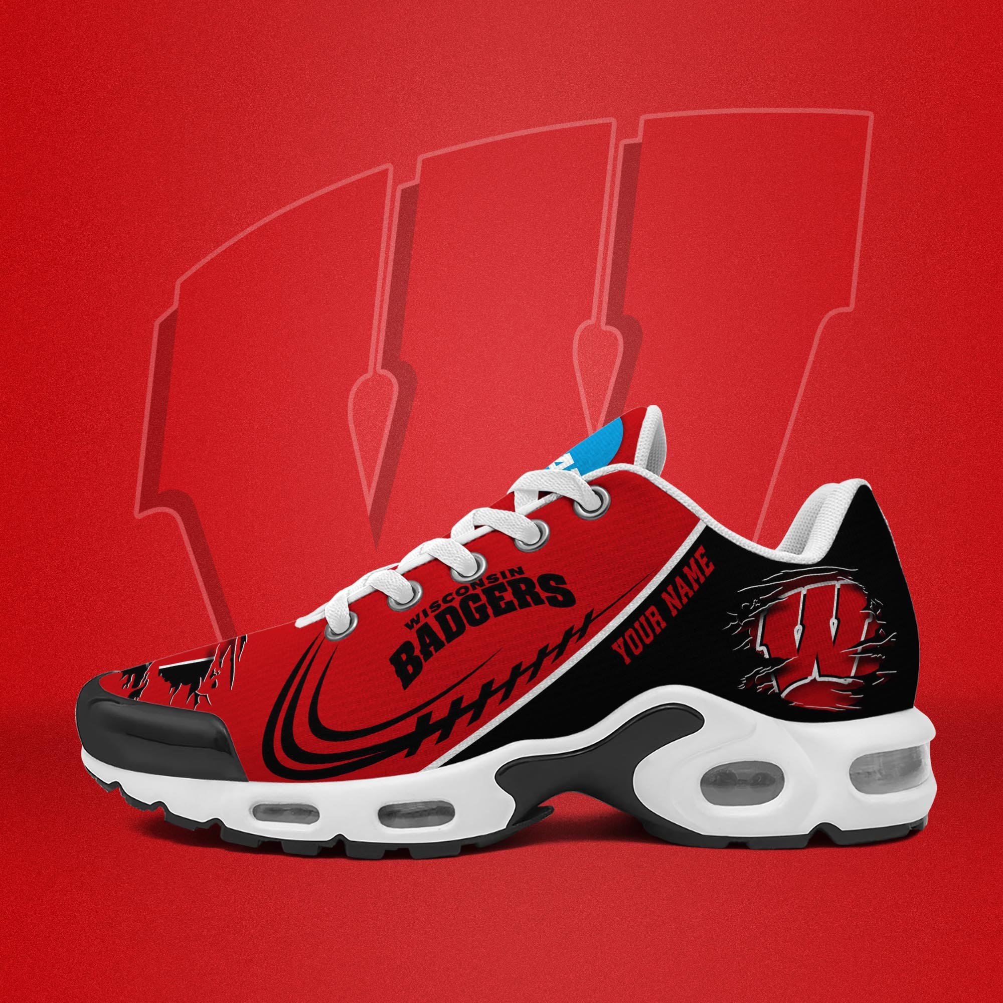 Wisconsin Badgers TN Shoes 2026 Version Custom Name