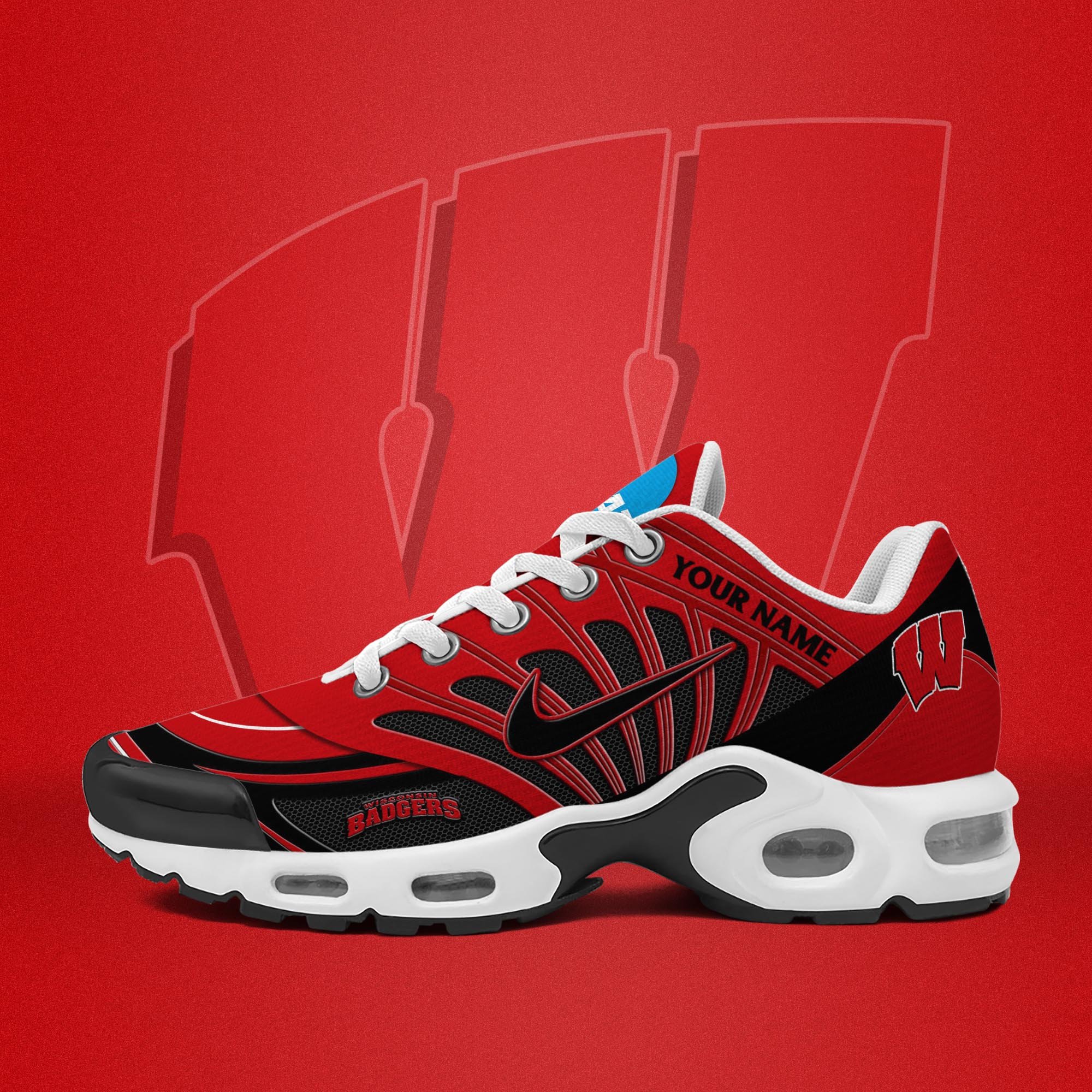 Wisconsin Badgers TN Shoes 2026 Version Custom Name